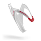 Elite Custom Race Glossy Wit/Rood Logo