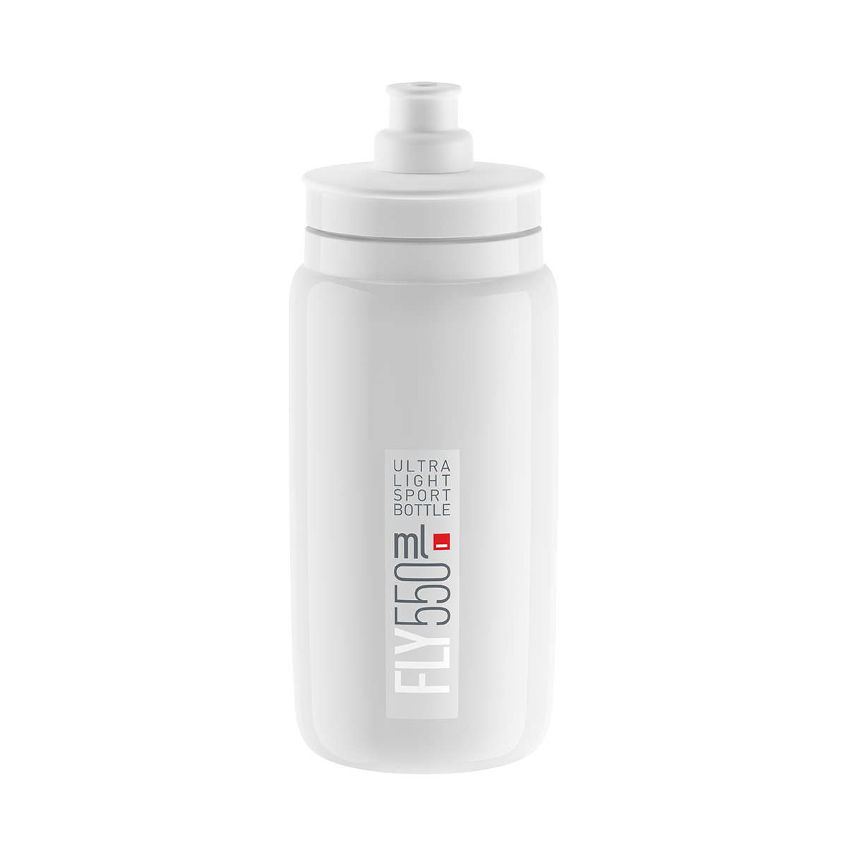 Elite Fly Logo Bidon Wit/Grijs 550ml