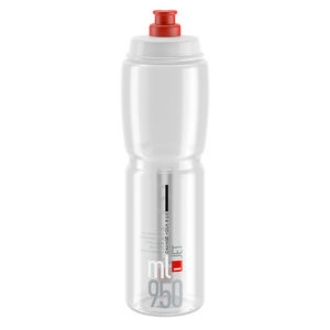 Elite Jet Logo Bidon Transparant/Rood 950ml