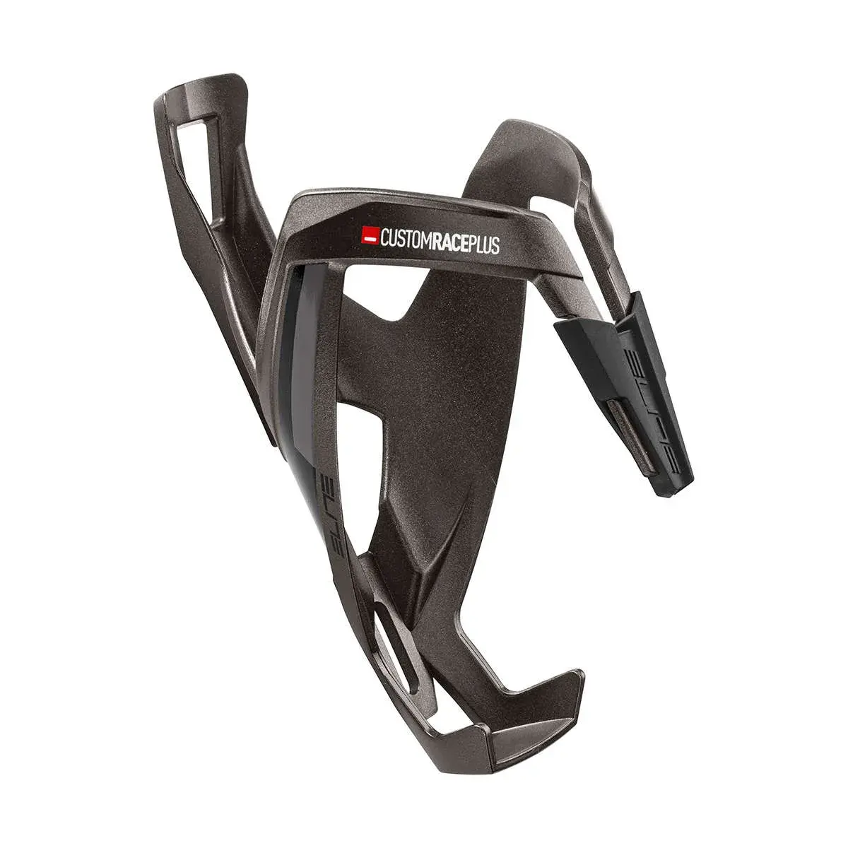Elite Custom Race+ Logo Bidonhouder Titanium/Zwart