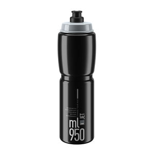 Elite Jet Logo Bidon Zwart/Grijs 950ml