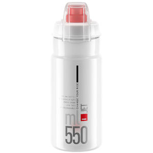 Elite Jet Plus Logo Bidon Transparant/Rood 550ml