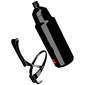 Elite Crono TT Bidon + Bidonhouder Aero Zwart 400ml