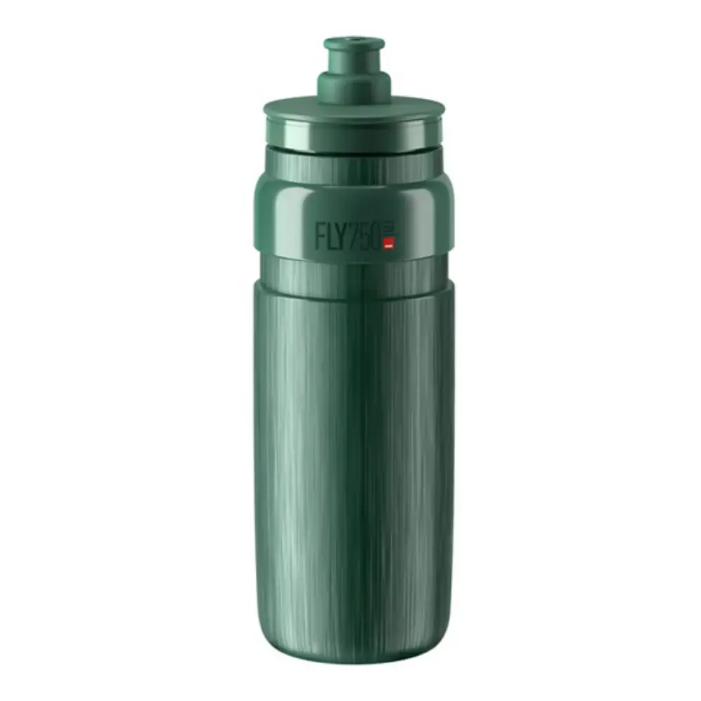 Elite Fly Tex Logo Bidon Donkergroen/Grijs 750ml