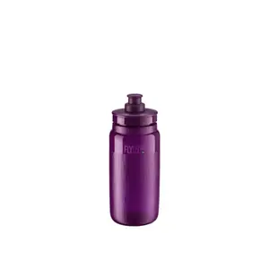 Elite Fly Tex Logo Bidon Transparant Paars/Grijs 550ml