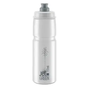 Elite Jet Green Logo Bidon Transparant/Grijs 750ml