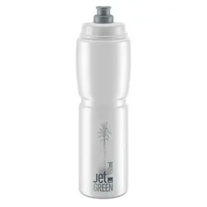 Elite Jet Green Logo Bidon Transparant/Grijs 950ml