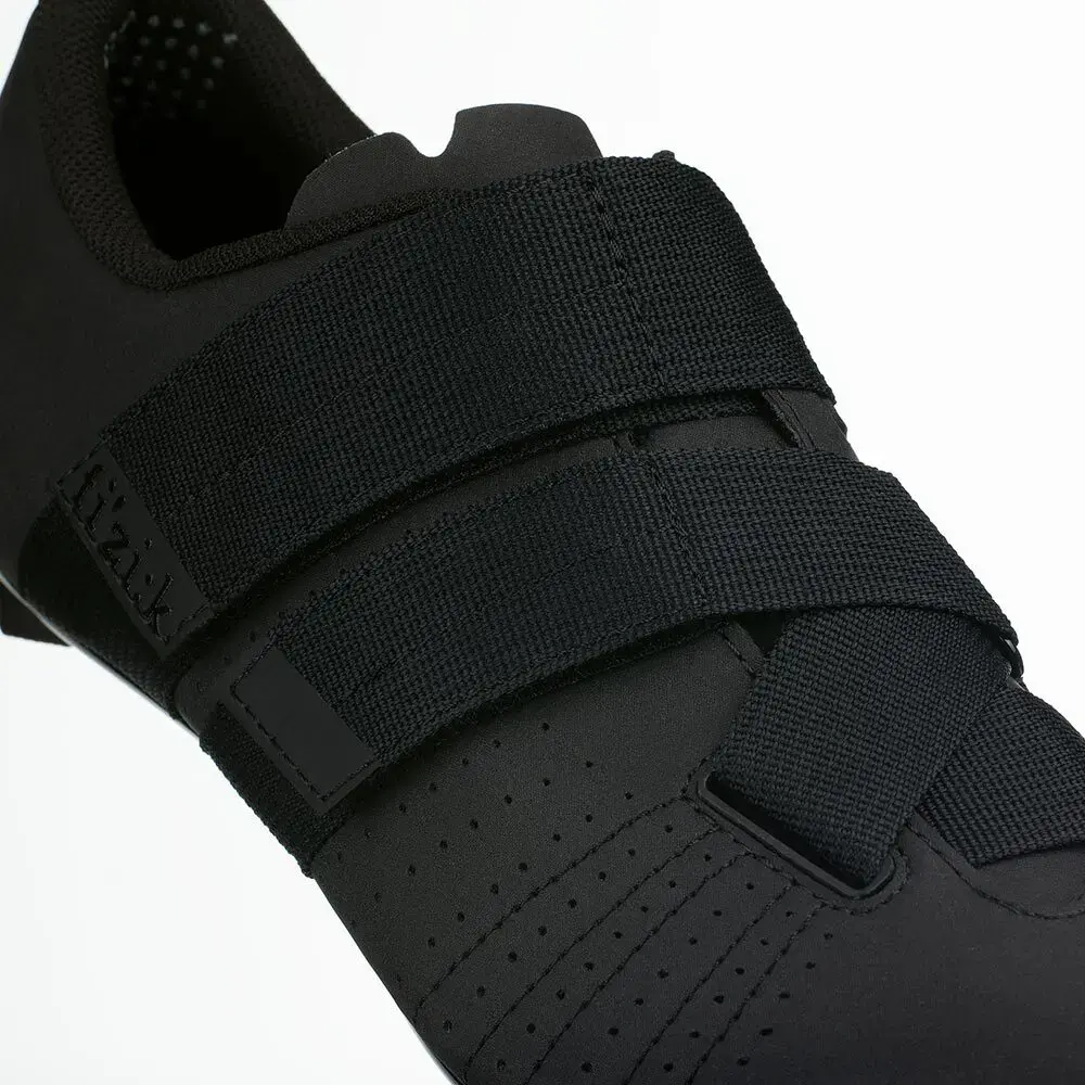 Fizik Tempo R5 Powerstrap Wielrenschoenen Zwart/Zwart