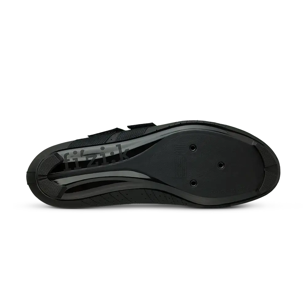 Fizik Tempo R5 Powerstrap Wielrenschoenen Zwart/Zwart
