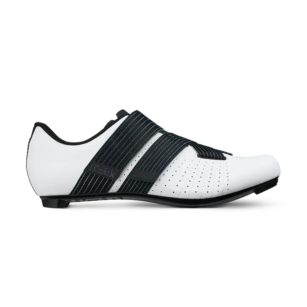 Fizik Tempo R5 Powerstrap Wielrenschoenen Wit/Zwart