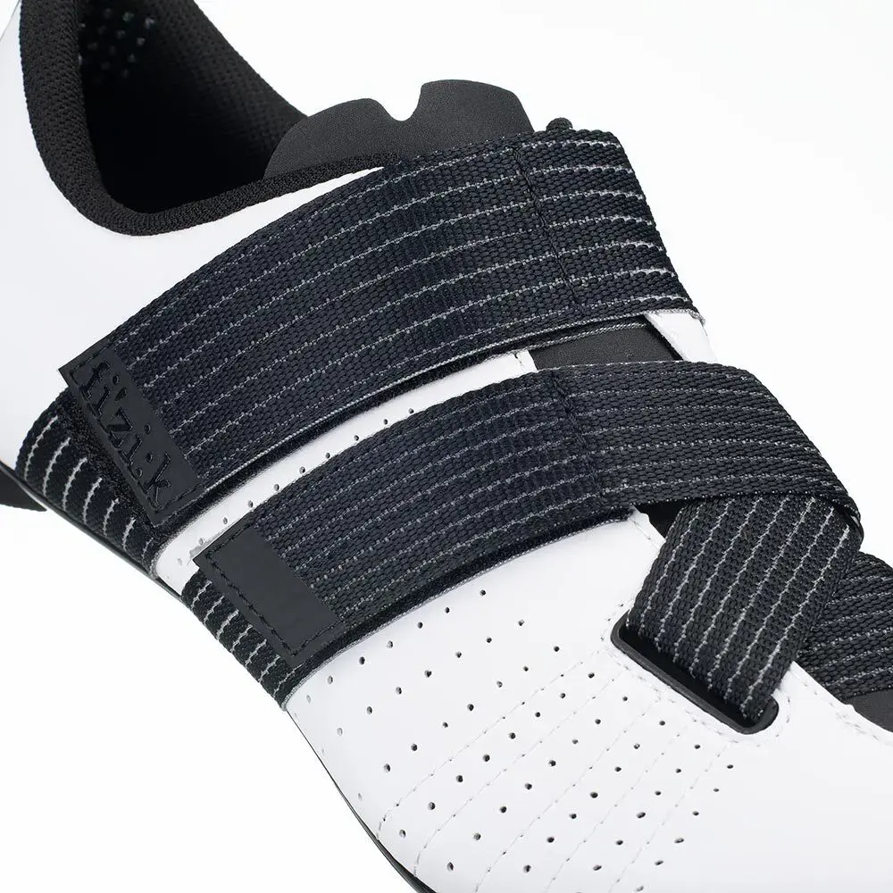 Fizik Tempo R5 Powerstrap Wielrenschoenen Wit/Zwart
