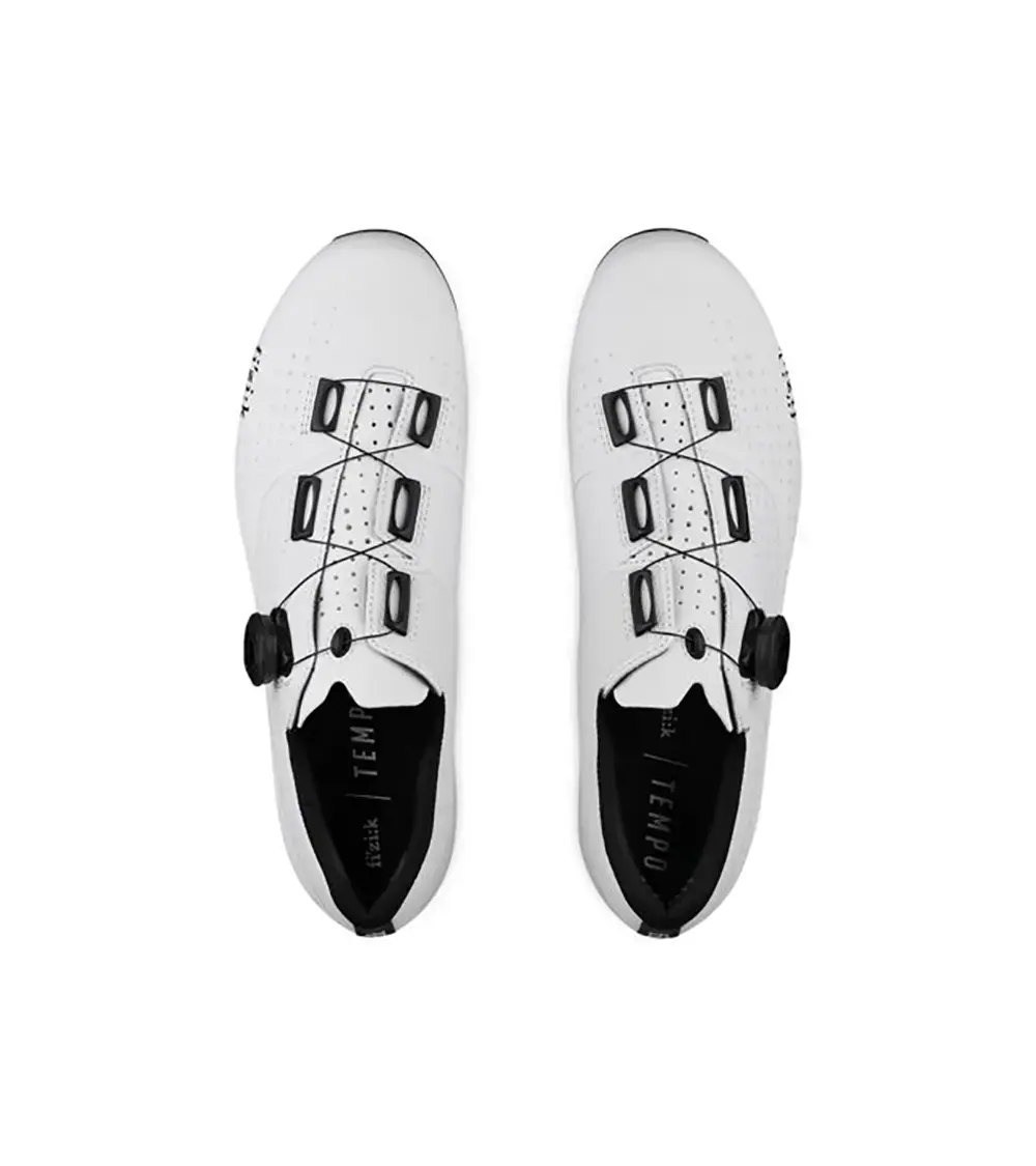 Fizik Tempo Overcurve R4 Wide Wielrenschoenen Wit/Zwart