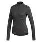 adidas Own The Run Zip Hardloopshirt Lange Mouwen Zwart Dames