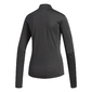 adidas Own The Run Zip Hardloopshirt Lange Mouwen Zwart Dames