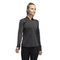adidas Own The Run Zip Hardloopshirt Lange Mouwen Zwart Dames