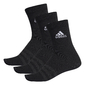 adidas Light Crew Sportsokken 3 Pack Zwart
