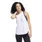 adidas Tech Badge Hardloopshirt Zonder Mouwen Wit/Zwart Dames