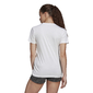 adidas Badge Cotton Trainingsshirt Korte Mouwen Wit Dames