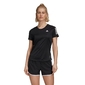 adidas Own The Run Hardloopshirt Korte Mouwen Zwart/Wit Dames