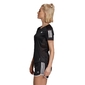 adidas Own The Run Hardloopshirt Korte Mouwen Zwart/Wit Dames