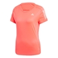 adidas Own The Run Hardloopshirt Korte Mouwen Roze/Wit Dames