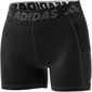 adidas Training Short 3 Bar Hardloopbroek Kort Zwart/Wit Dames