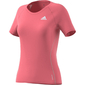 adidas Adi Runner Hardloopshirt Korte mouwen Roze Dames