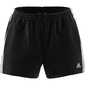 adidas 3 Stripes Hardloopbroek Kort Zwart/Wit Dames