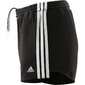 adidas 3 Stripes Hardloopbroek Kort Zwart/Wit Dames