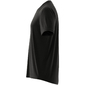 adidas 3 Stripes Back Hardloopshirt Korte Mouwen Zwart/Wit Heren