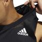 adidas 3 Stripes Aero Hardloopshirt Zonder Mouwen Zwart Heren