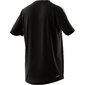 adidas 3 Stripes Hardloopshirt Korte Mouwen Zwart/Wit Heren