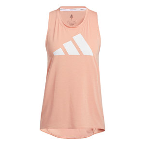 adidas 3Bar Logo Hardloopshirt Zonder Mouwen Lichtroze Dames
