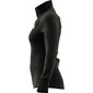 adidas Half-Zip Training Workout Hardloopshirt Lange Mouwen Zwart Dames