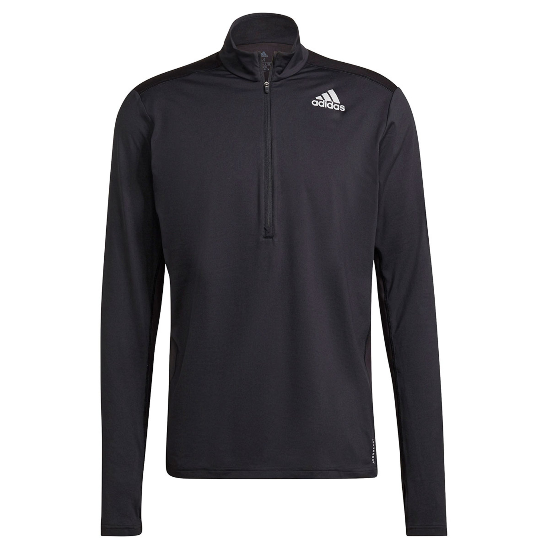 adidas Own The Run 1/2 Zip Response Hardloopshirt Lange Mouwen Zwart Heren