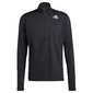 adidas Own The Run 1/2 Zip Response Hardloopshirt Lange Mouwen Zwart Heren