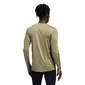 adidas 3-Stripes Training Hardloopshirt Lange Mouwen Groen Heren