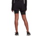 adidas RI 3B 2IN1 Hardloopbroek Kort Zwart/Zwart Dames