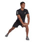 adidas Own The Run Hardloopshirt Korte Mouwen Zwart/Multi Heren