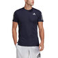 adidas Own The Run Hardloopshirt Korte Mouwen Donkerblauw/Zilver Heren