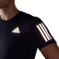 adidas Own The Run Hardloopshirt Korte Mouwen Donkerblauw/Zilver Heren