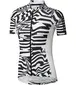 adidas Essential FZ Fietsshirt Korte Mouwen Wit/Zwart Dames
