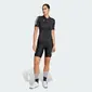 adidas Tempo 3-Stripes Fietsshirt Korte Mouwen Zwart/Wit Dames