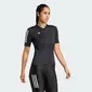 adidas Tempo 3-Stripes Fietsshirt Korte Mouwen Zwart/Wit Dames