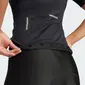 adidas Tempo 3-Stripes Fietsshirt Korte Mouwen Zwart/Wit Dames