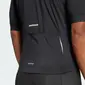 adidas Tempo 3-Stripes Fietsshirt Korte Mouwen Zwart/Wit Heren