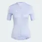 adidas Tempo 3-Stripes Fietsshirt Korte Mouwen Paars Dames