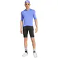 adidas Tempo 3-Stripes Fietsshirt Korte Mouwen Blauw Heren
