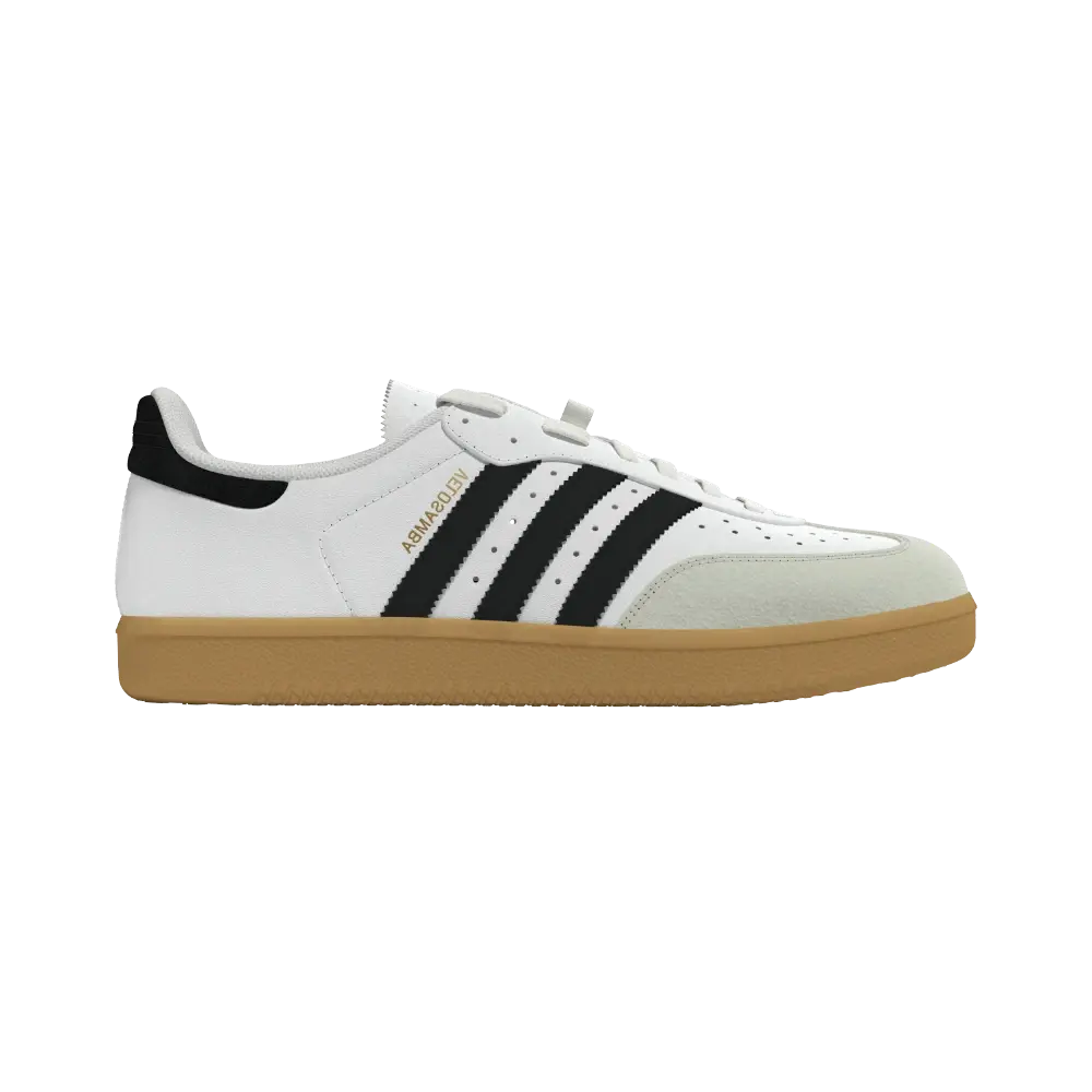 ADIDAS Velosamba Lea Flat Pedal Schoenen Wit/Zwart