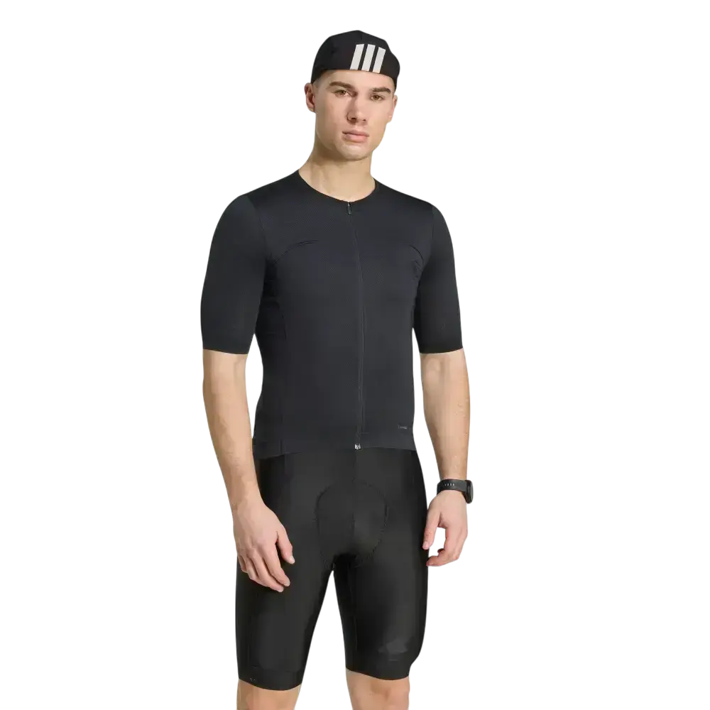 ADIDAS Tempo Fietsshirt Korte Mouwen Zwart Heren